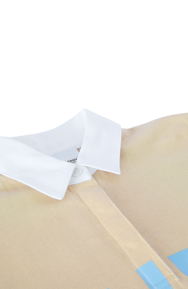 Burberry Kids' Jessy French Terry Polo Dress, Alternate, color, 