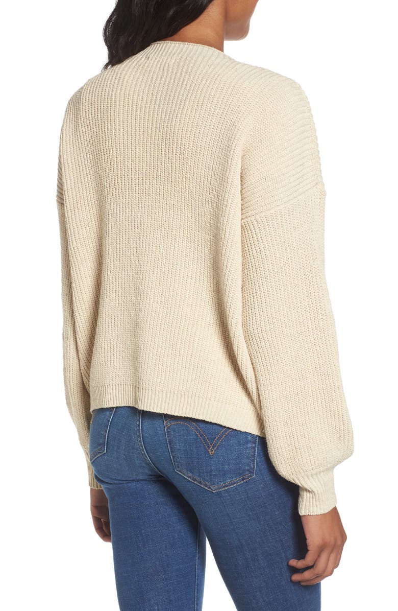 Woven Heart Embroidered Cardigan, Alternate, color,