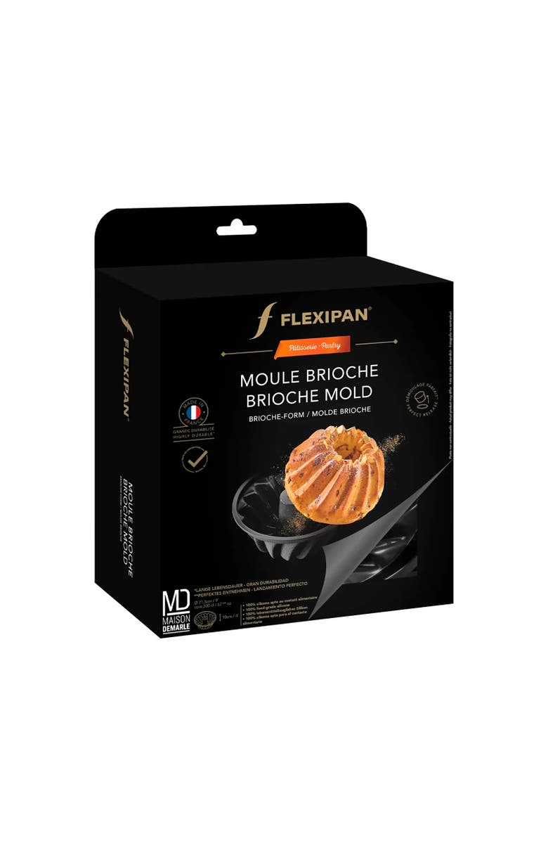 Silpat Flexipan Brioche Mold, Alternate, color, Black