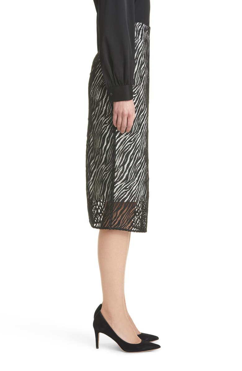 BOSS Vezra Lace Overlay Skirt, Alternate, color, 