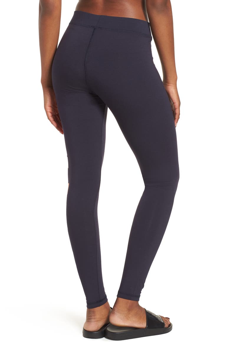 Oversize Logo Leggings, Alternate, color, INK