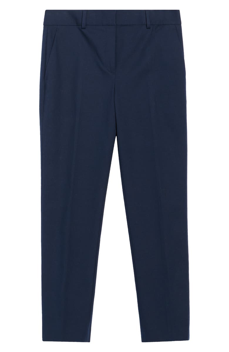 Theory Testra Wool Blend Pants, Alternate, color, Navy