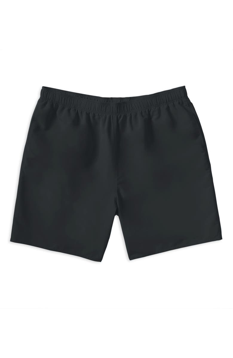 B+T Essentials Big & Tall Quick-Dry Swim Trunks, Alternate, color, Black