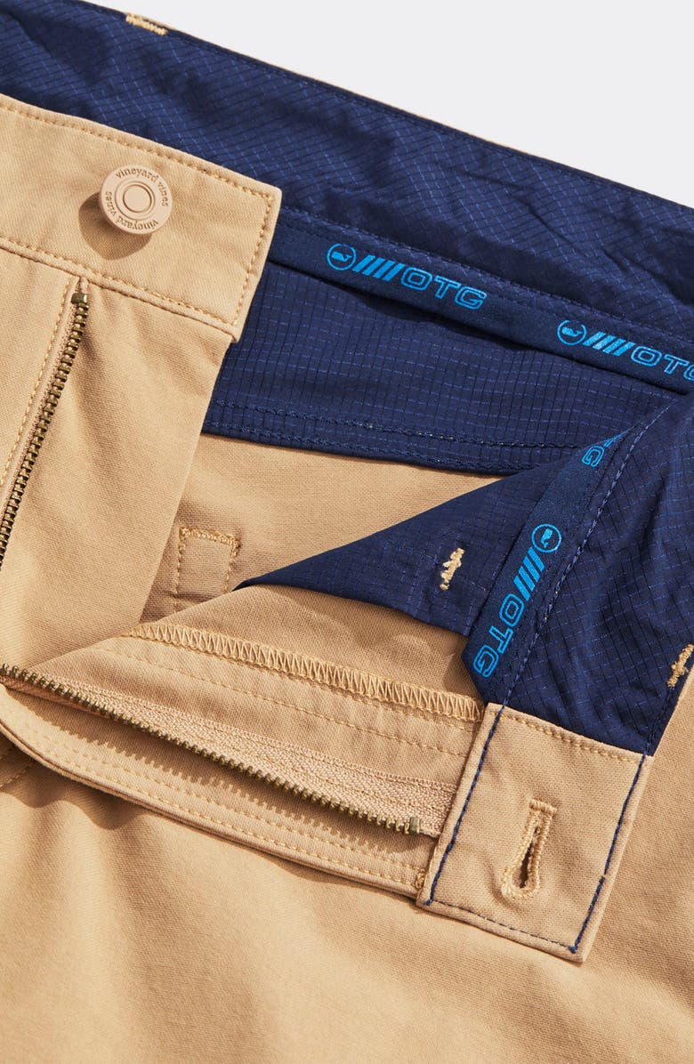 vineyard vines On-The-Go Water Repellent Stretch Canvas Pants, Alternate, color, Officer Khaki