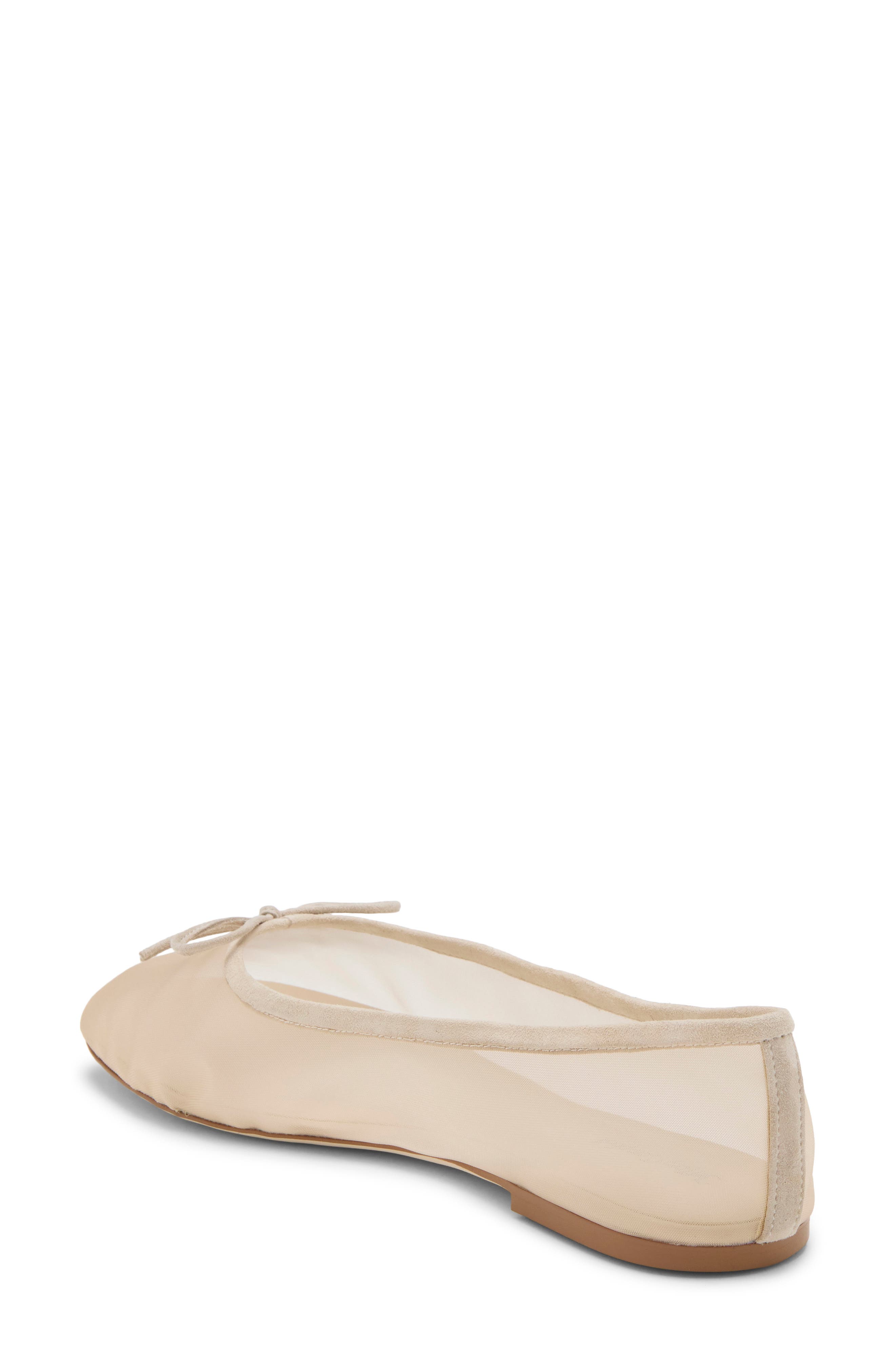 Depart Mesh Ballet Flat, Alternate, color, BEIGE COMBO