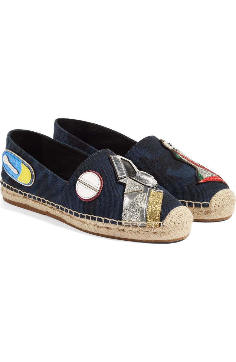 Marc Jacobs Sienna Frog Espadrille Flat, Alternate, color,