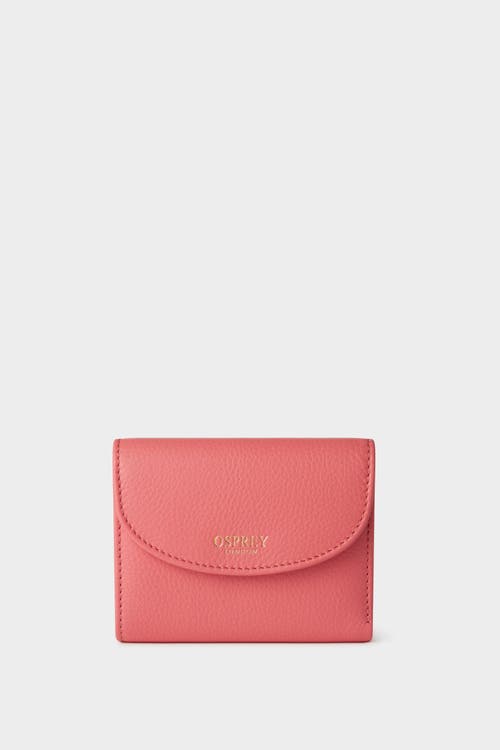 Osprey London The Tilly Leather Weekend Gift Set In Pink