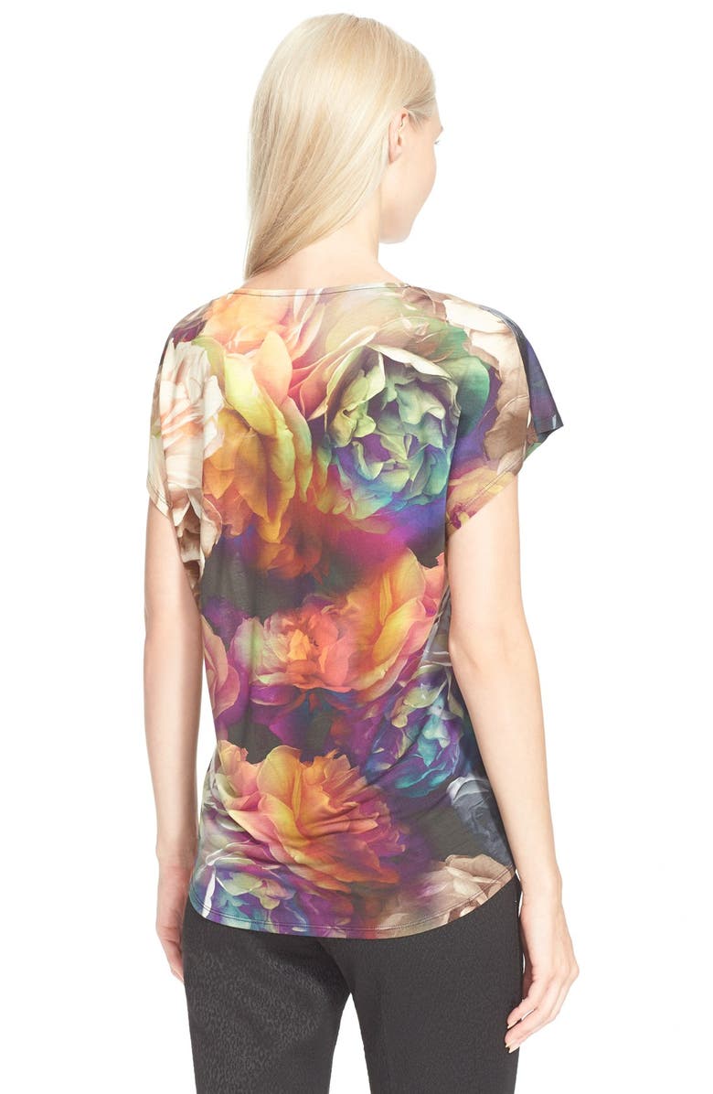 Ted Baker London Ted Baker 'Zooie Bloom' Floral Print Tee, Alternate, color, 