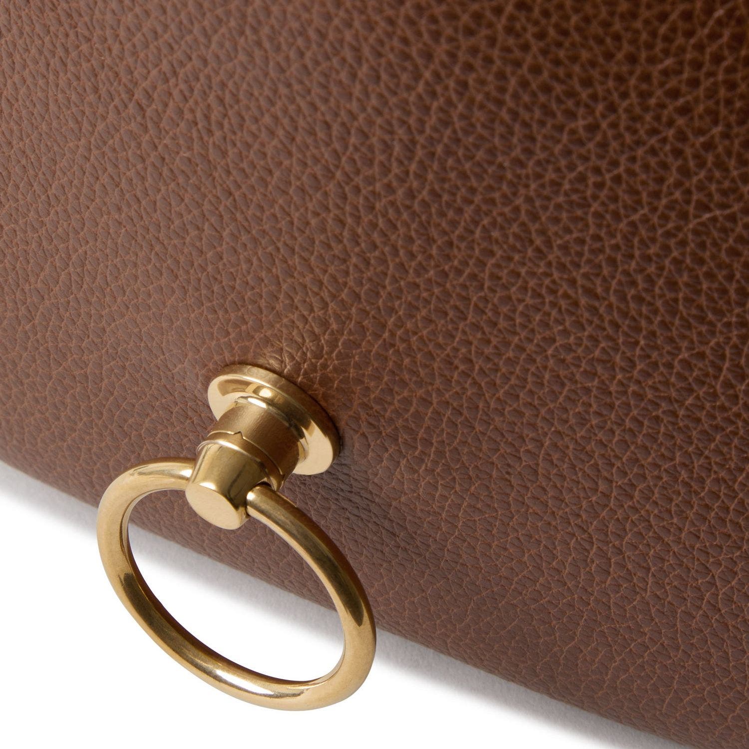 Mulberry Amberley Leather Satchel, Alternate, color, Oak