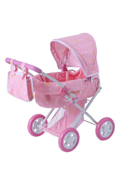 Olivia's Little World Twinkle Stars Princess Deluxe Doll Stroller