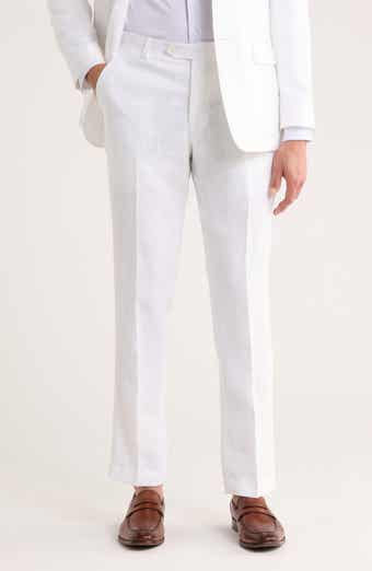 Tommy Hilfiger Flat Front Linen Trousers