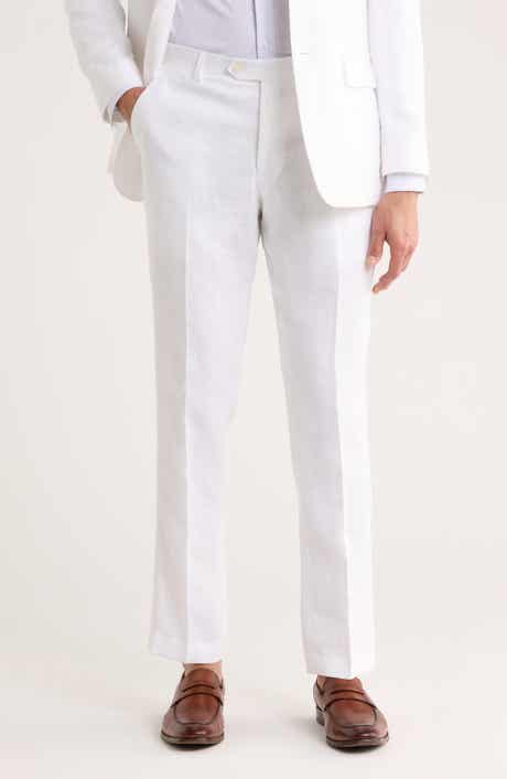 Tommy Hilfiger Flat Front Linen Trousers