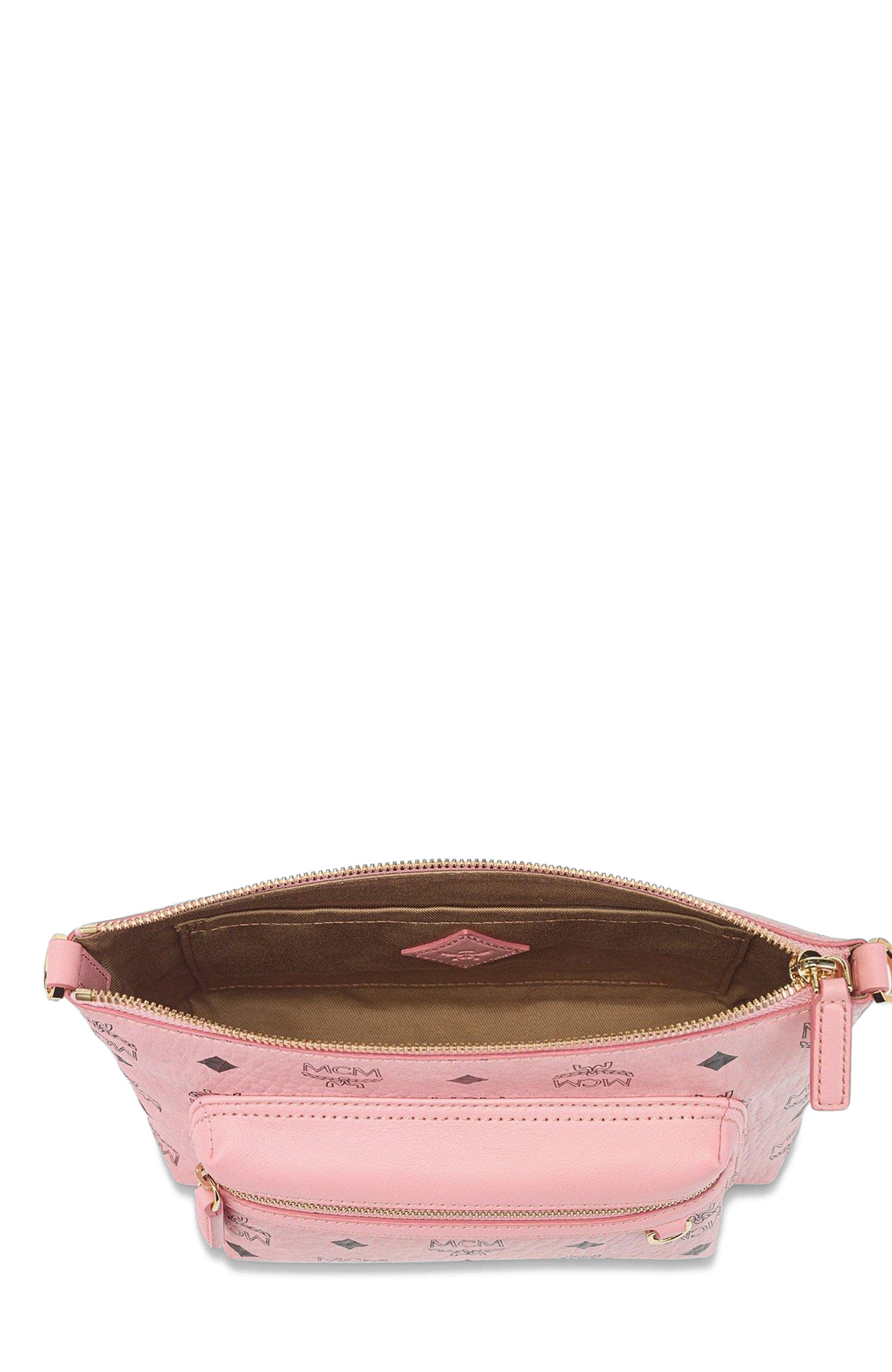MCM Aren Crossbody in Visetos, Alternate, color, 