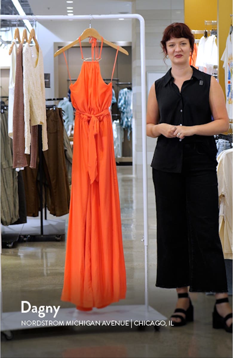 Dionne Halter Jumpsuit, sales video thumbnail