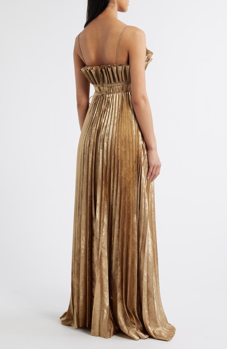 Acler Sanna Pleated Sleeveless Gown, Alternate, color,