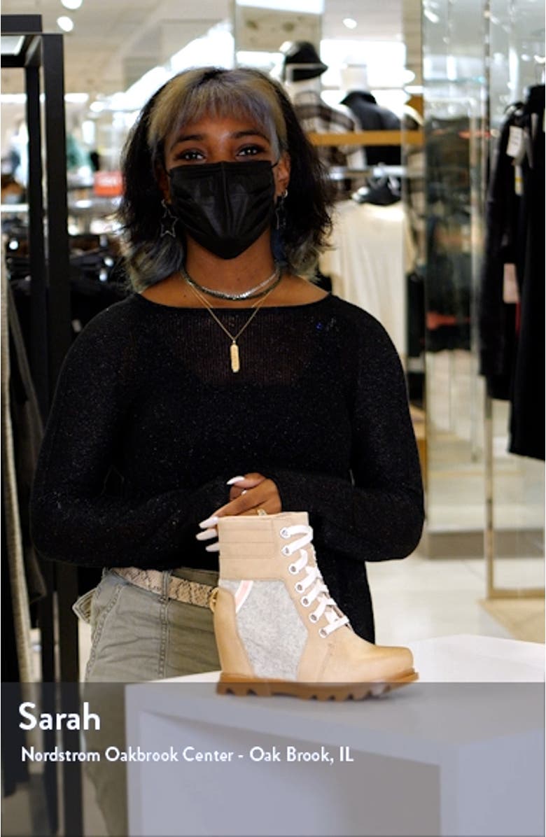 Joan of Arctic Waterproof Wedge III Lexie Lace-Up Bootie, sales video thumbnail