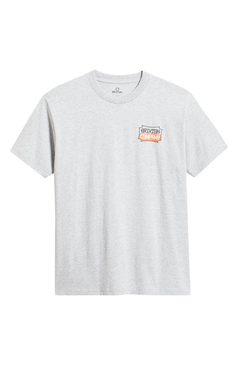 Brixton Pillar Graphic T-Shirt, Main, color, Heather Grey