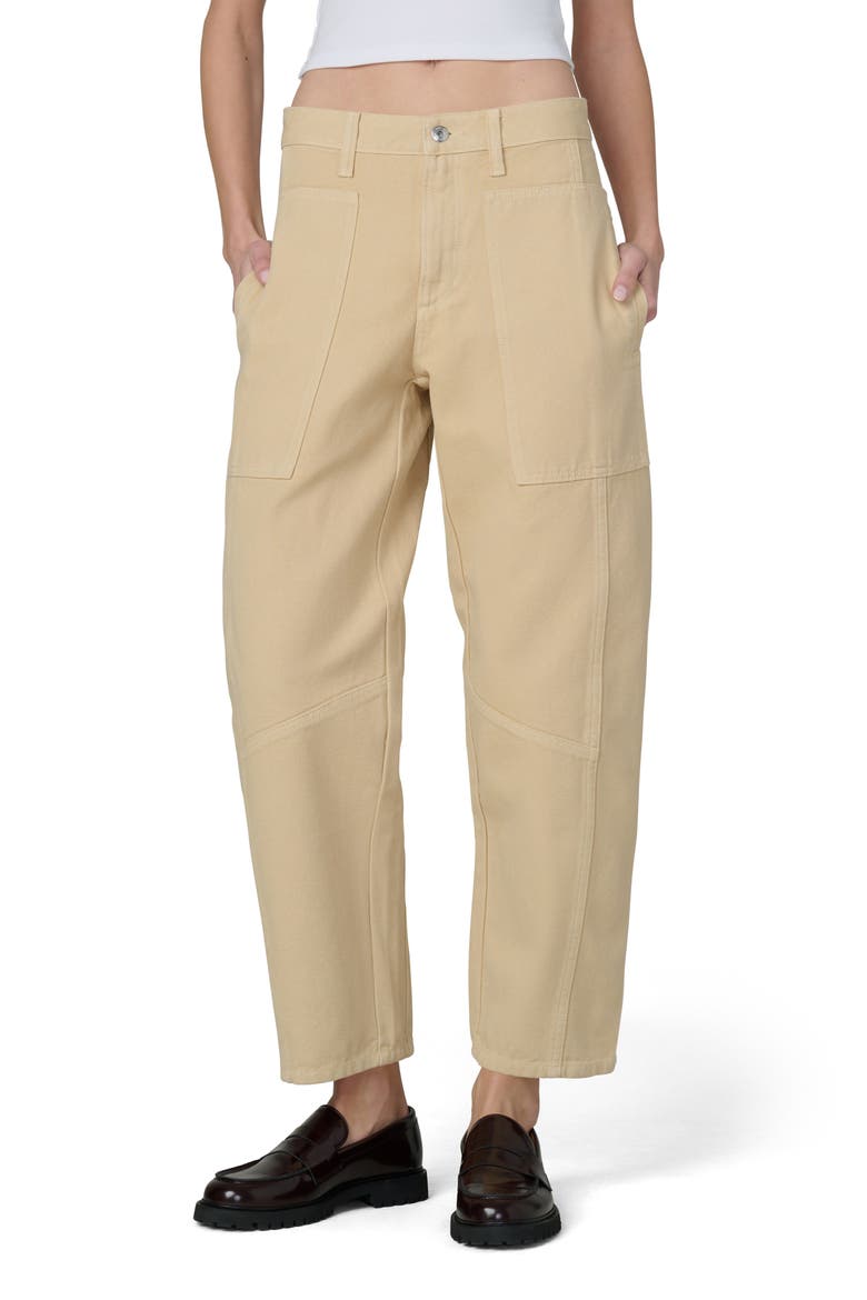 The Krista High Waist Wide Leg Jeans, Main, color, BISCOTTI
