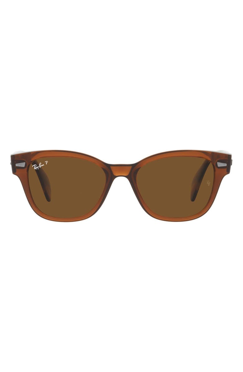 Ray-Ban 52mm Polarized Square Sunglasses, Main, color, 