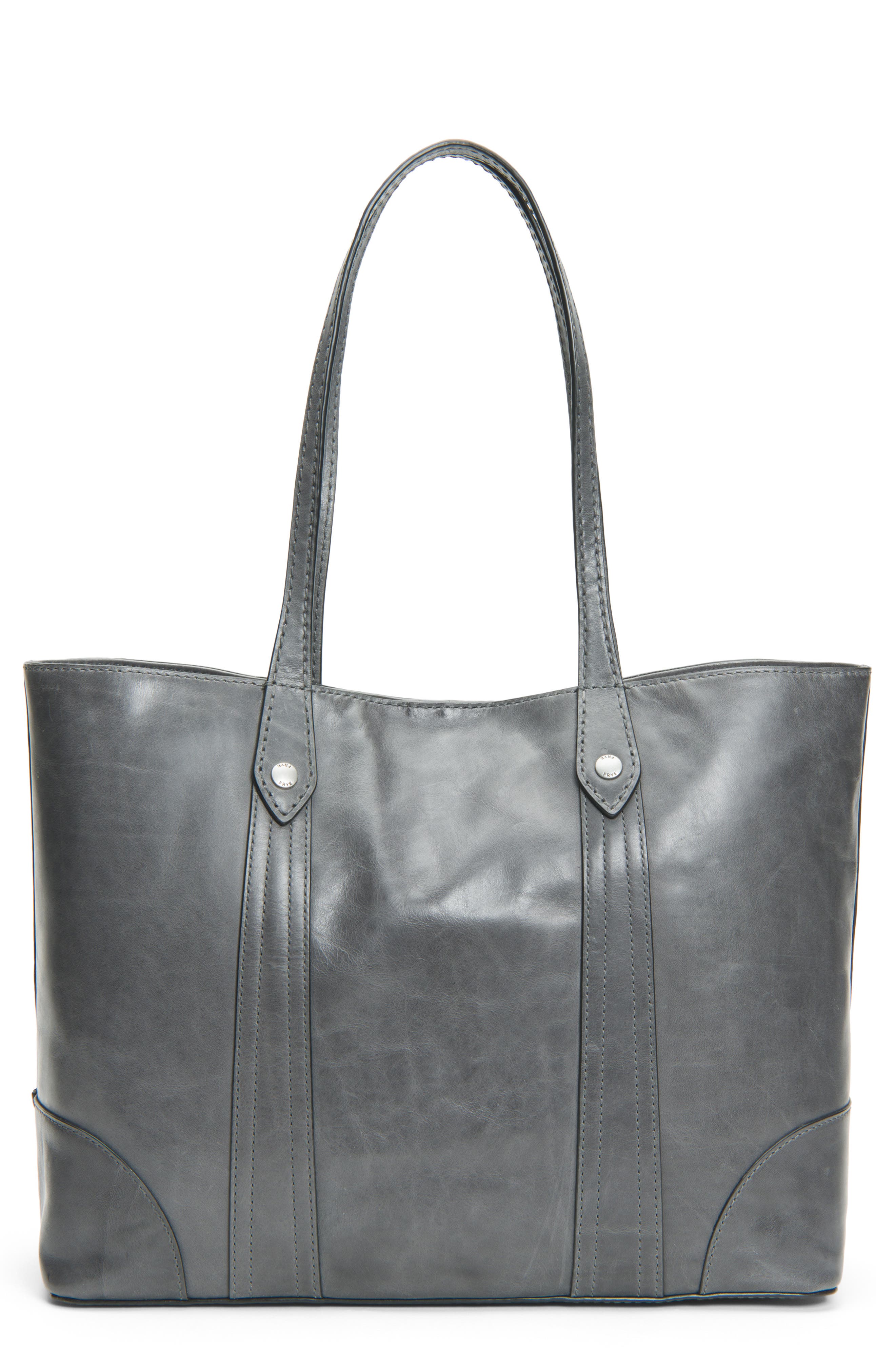 Frye Melissa Leather Shopper, Main, color, 