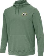ANTIGUA Men's Antigua Heather Green Green Bay Packers Cloud Pullover Hoodie