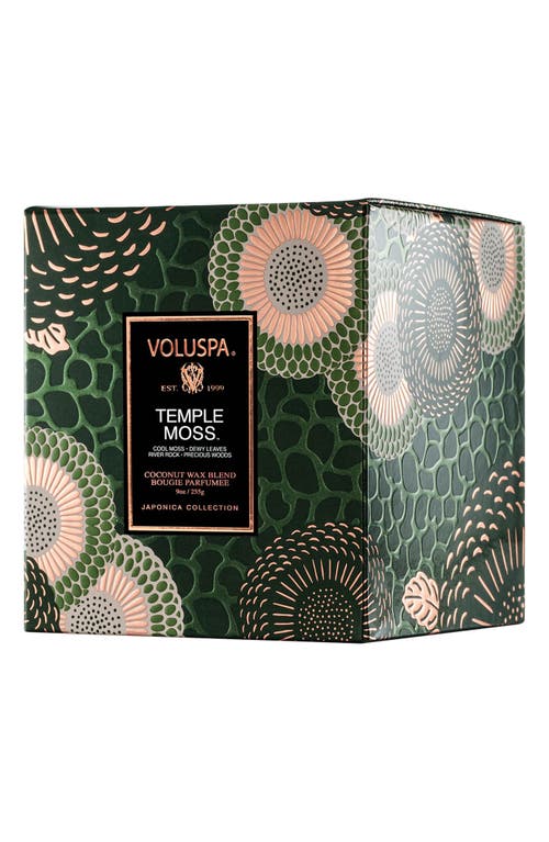 Voluspa Temple Moss Classic Candle In Green