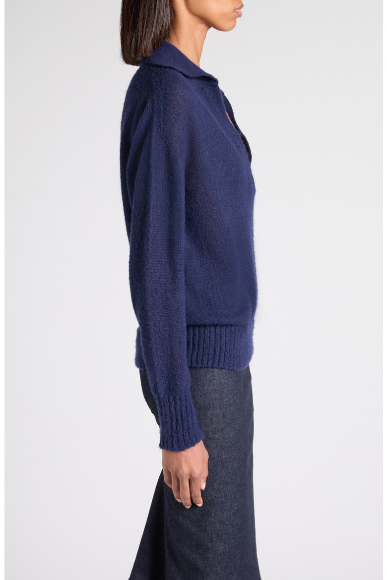 Johnny Collar Cashmere Sweater, Alternate, color, HB905 BRIGHT NAVY