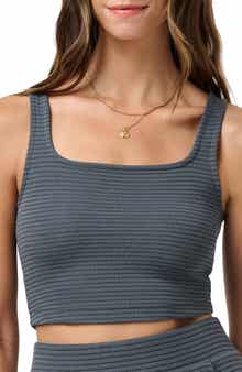 TravisMathew Yacht Me Rib Crop Tank