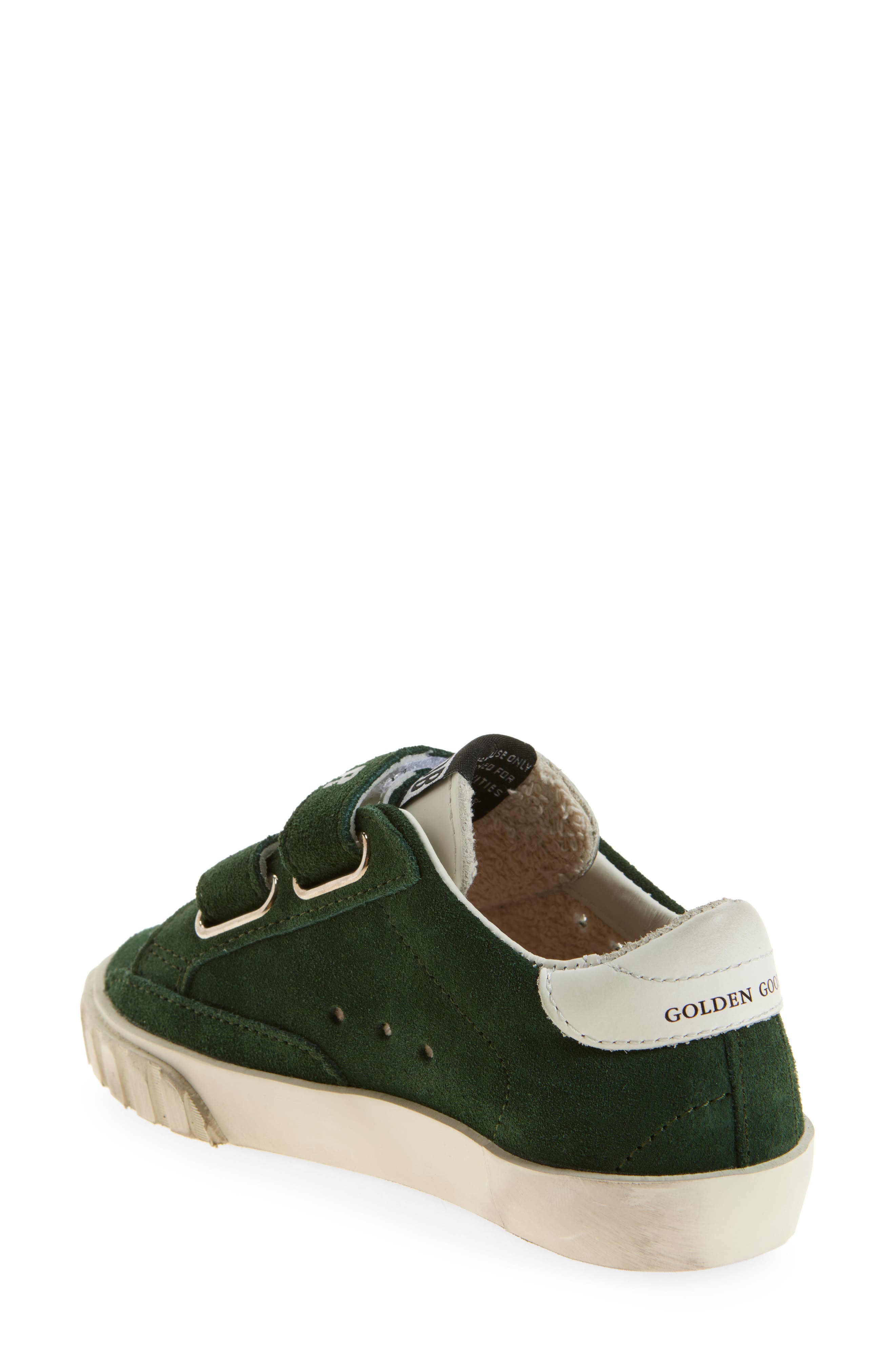 Golden Goose Kids' Old School Double Foxing Sneaker, Alternate, color, Dark Green/ White