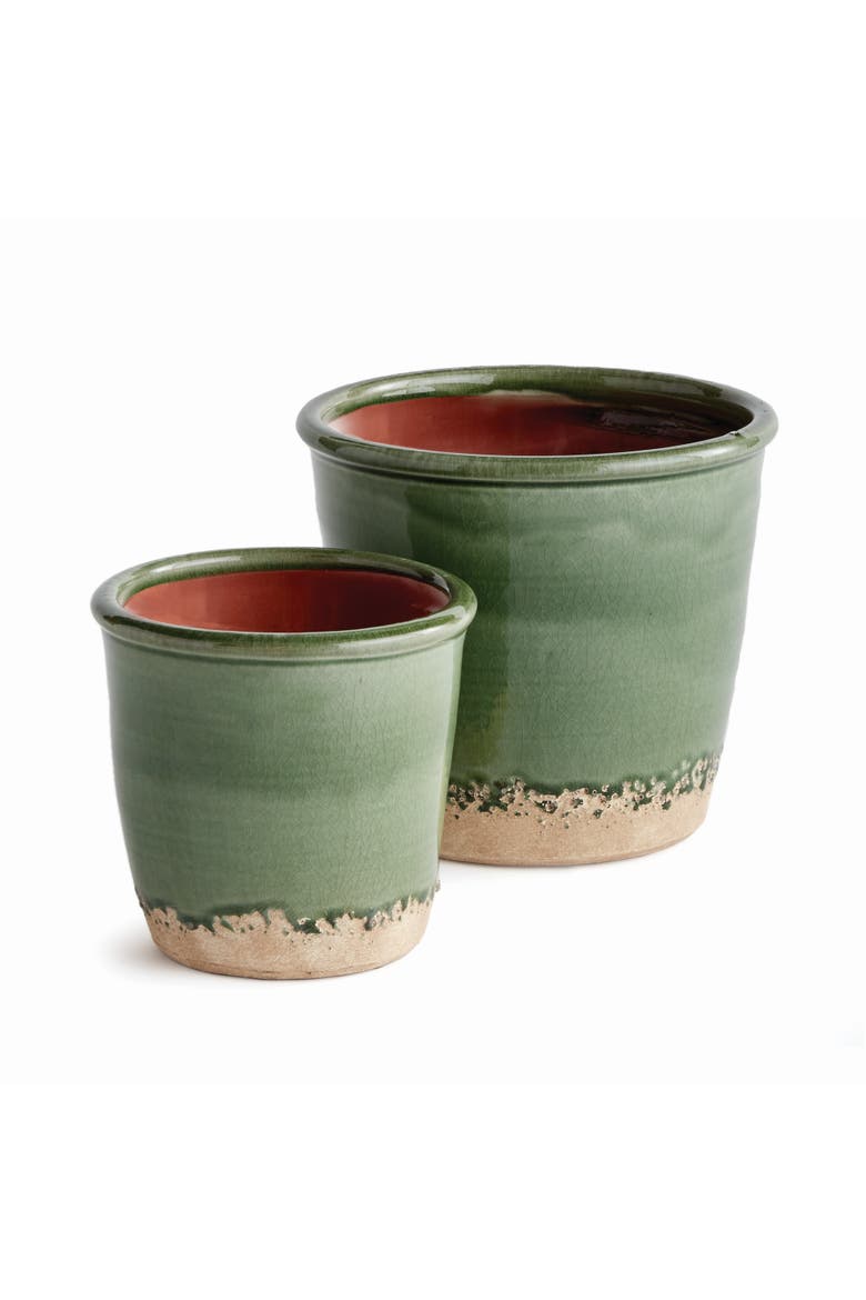 Maisha Flowerpot Planters, Set of 2, Main, color, Green
