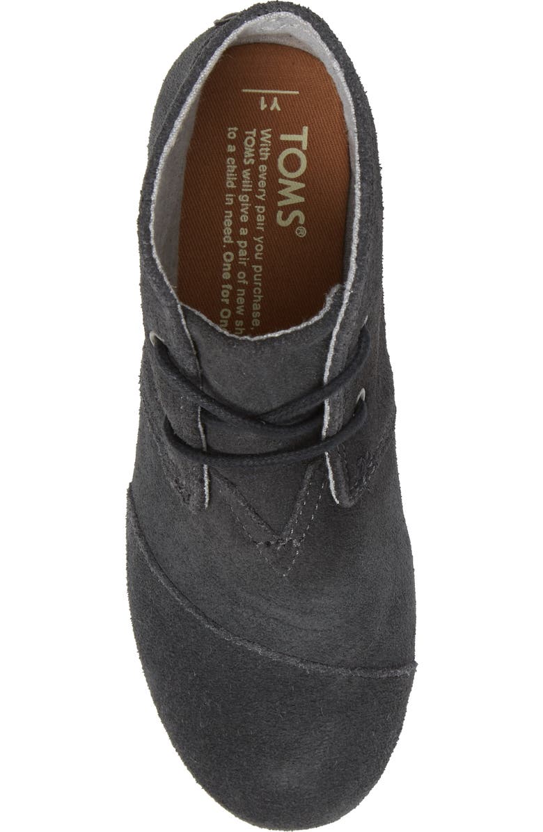 TOMS 'Desert - Youth' Wedge Bootie, Alternate, color,