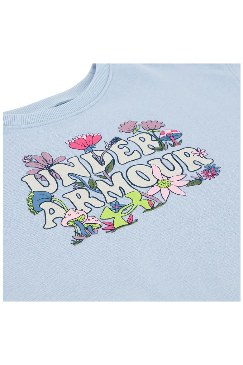 Kids' Fall Blooms Graphic Sweatshirt, Alternate, color, SPACKLE BLUE