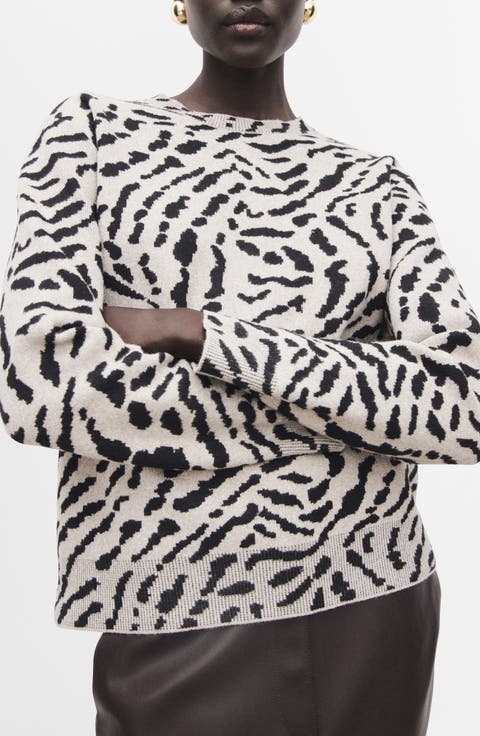 Animal Print Sweater