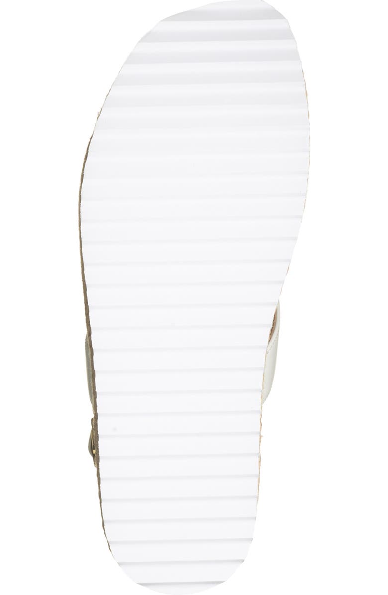 Stuart Weitzman Mel Espadrille Flatform Sandal, Alternate, color, White.