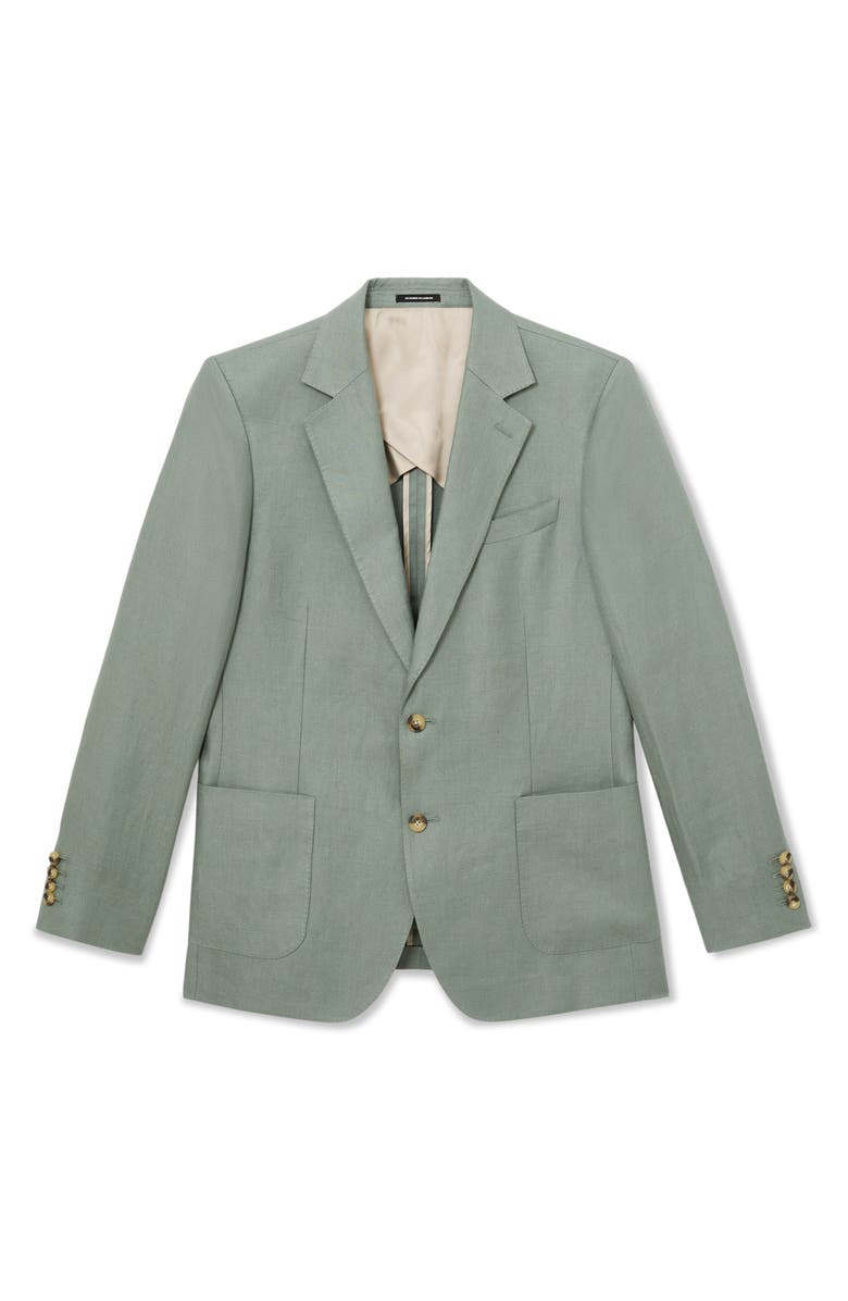 Reiss Atlantic Linen Sportcoat, Alternate, color, Sage