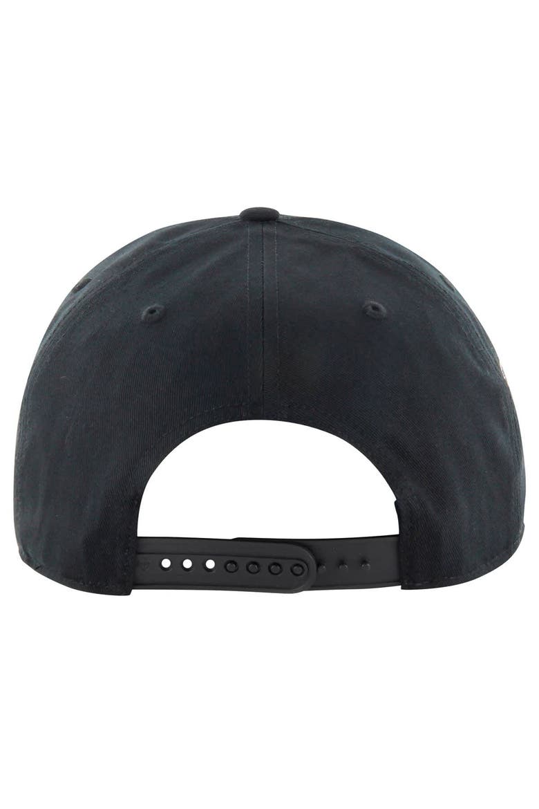 Men's '47 Black New York Jets Overhand Speckle Hitch Adjustable Hat, Alternate, color, Black