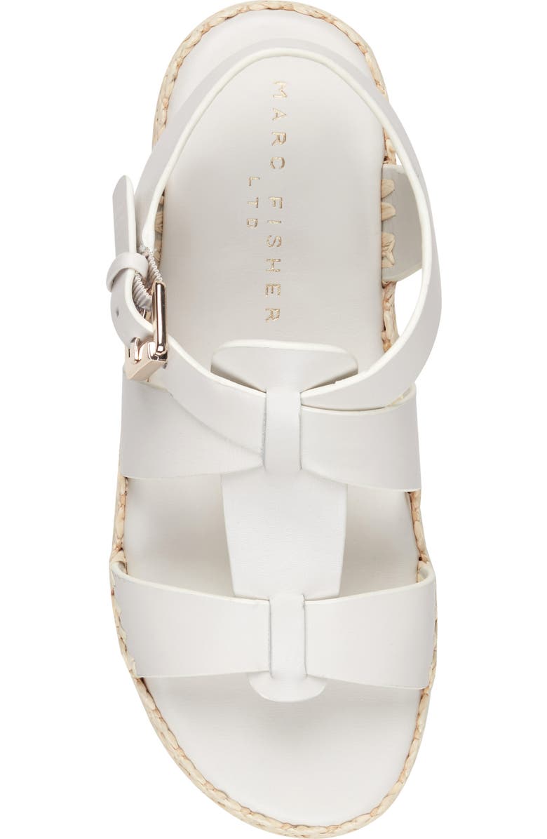 Marc Fisher LTD Elissa Platform Sandal, Alternate, color, Ivory