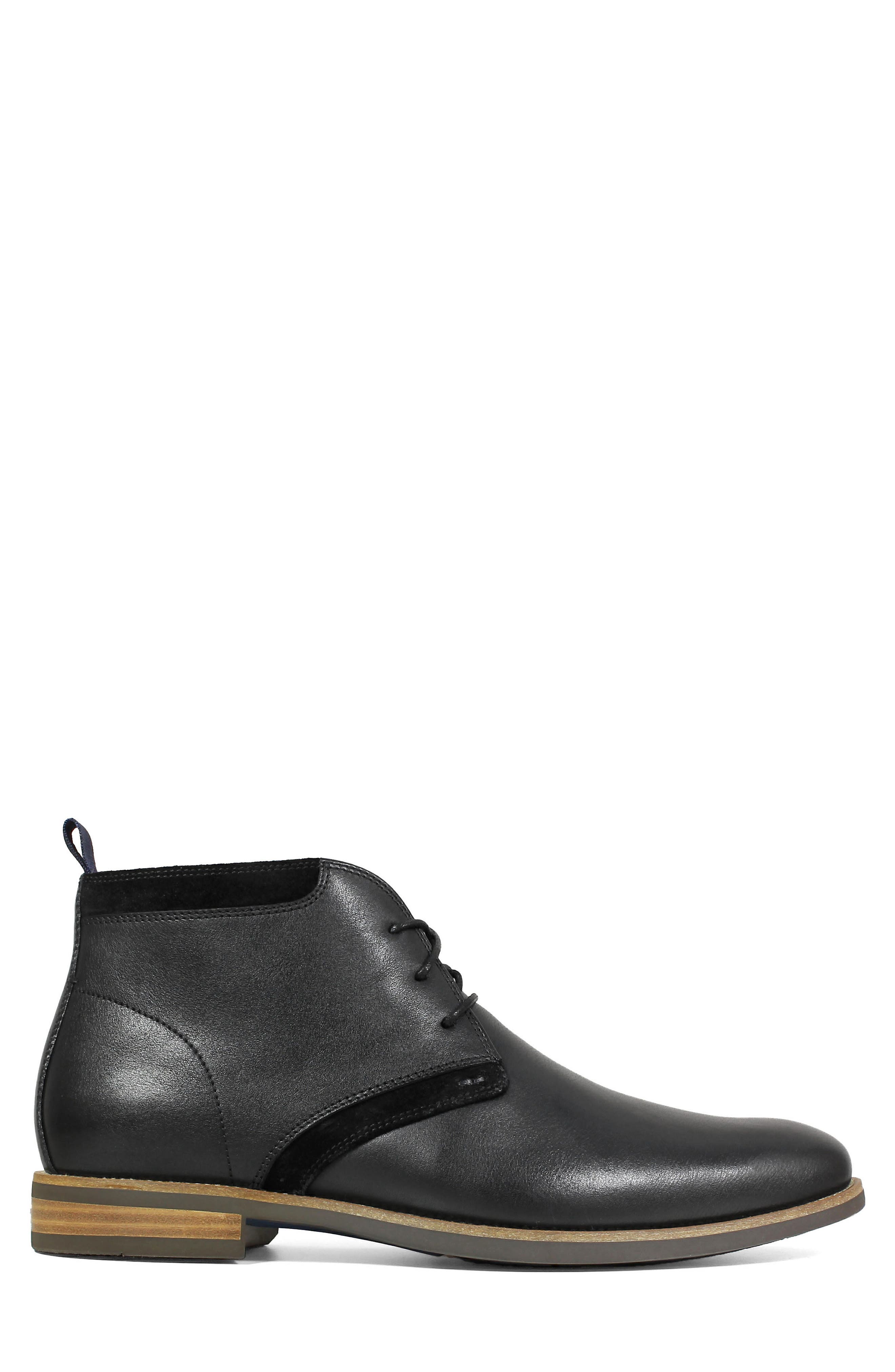 Uptown Chukka Boot, Alternate, color, BLACK LEATHER
