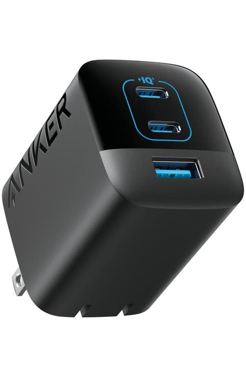 336 3-port Gan Wall Charger 67w