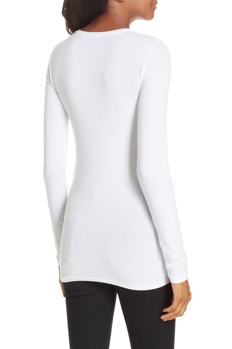 Crewneck Top, Alternate, color, BLANC