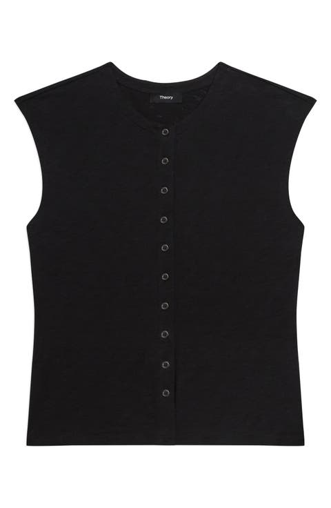 Nebul Organic Cotton Button-Up Vest