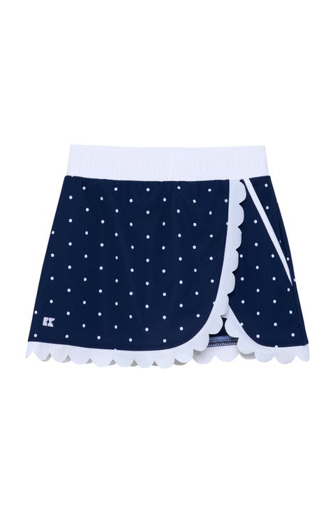 Girls Scalloped Skort