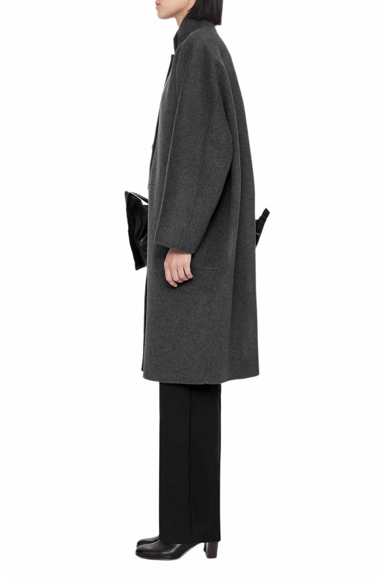 Effie Wool Blend Coat, Alternate, color, GREY