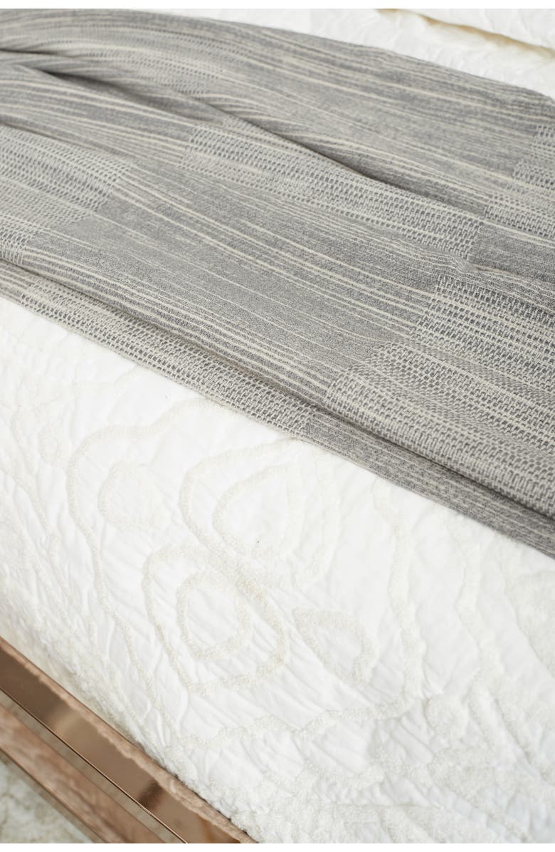 ELISABETH YORK Shyla Dove King Quilt, Alternate, color, White