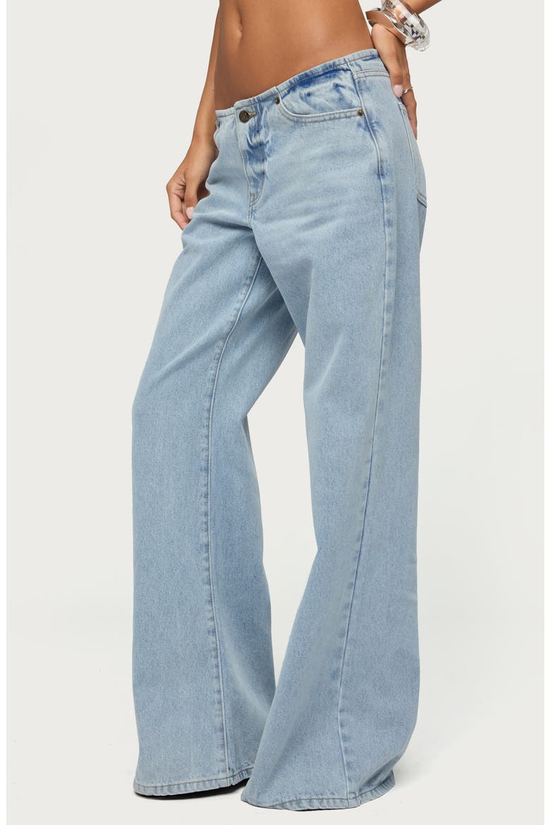 Veya Low Rise Baggy Jeans, Alternate, color, LIGHT-BLUE-WASHED