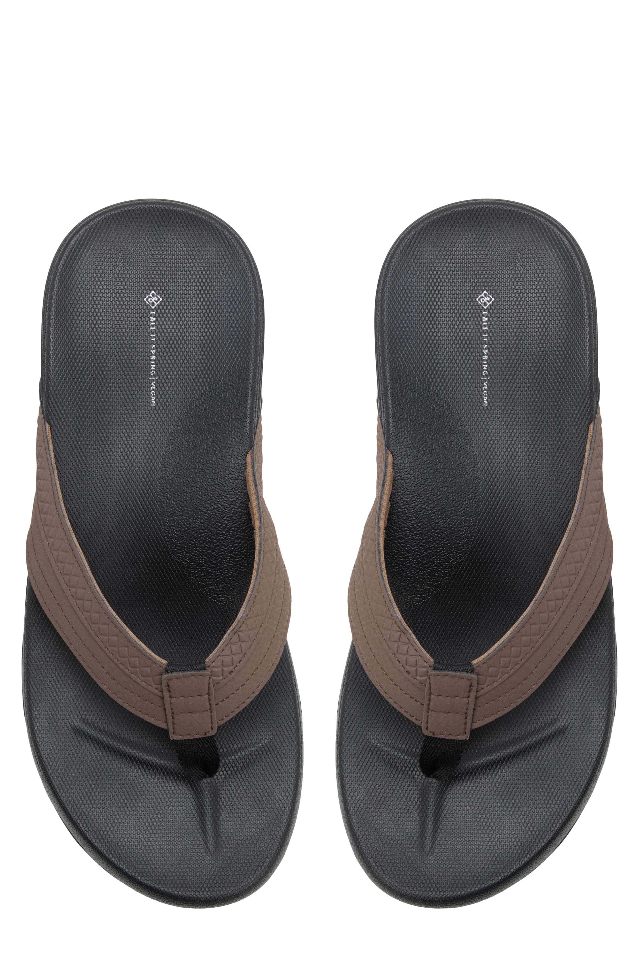 Spinnaker Flip Flop, Alternate, color, BROWN