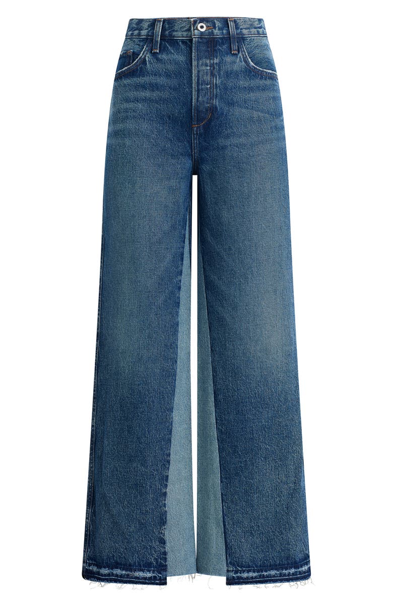 Favorite Daughter The Ollie Release Hem Low Rise Baggy Jeans, Alternate, color, Charlestown