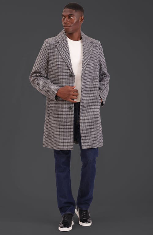 Bagatelle Houndstooth Topcoat In Multi