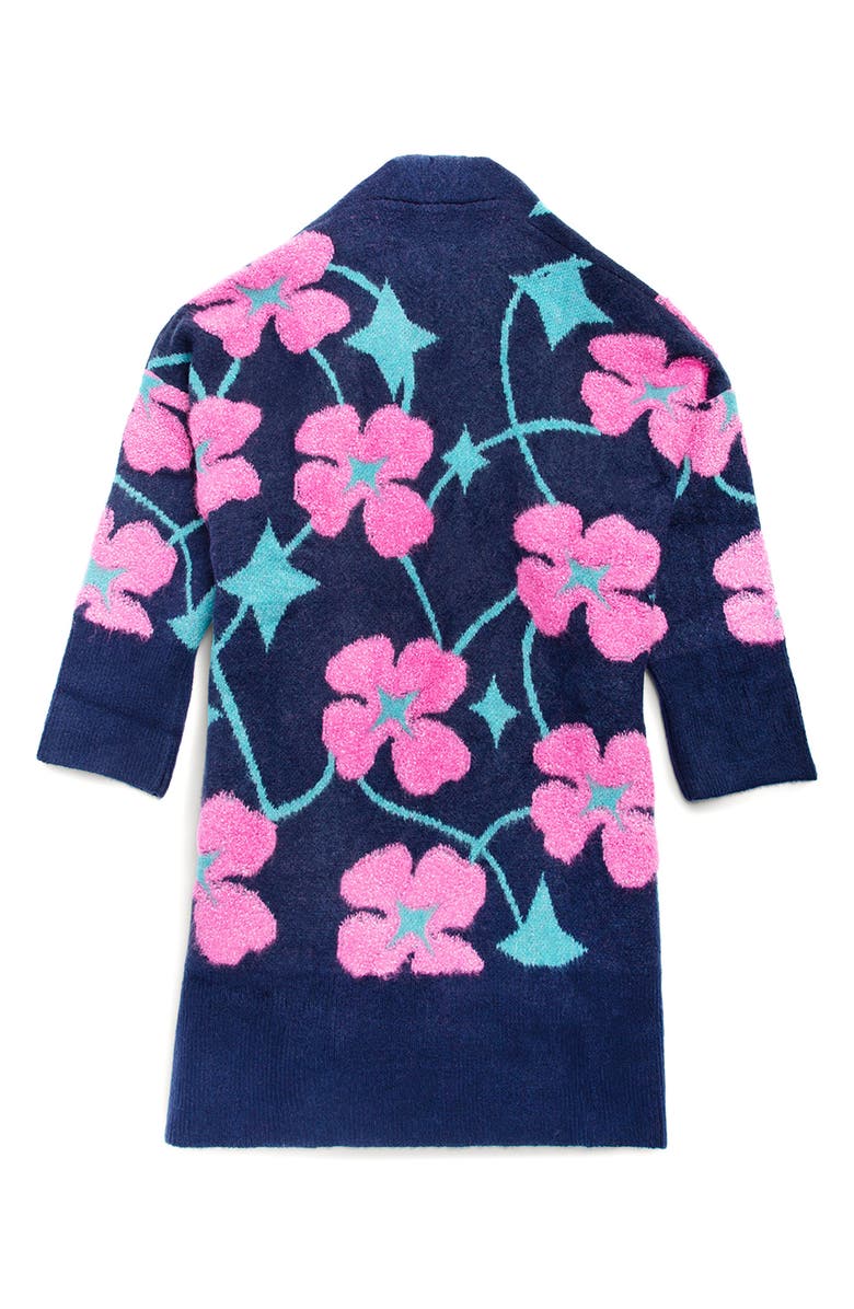 SAACHI Fiore Cardigan, Alternate, color, Navy