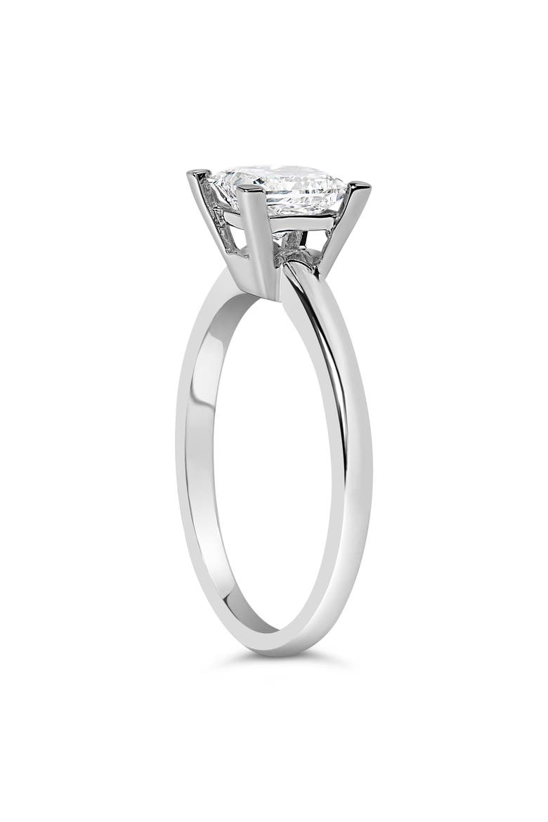 14K White Gold 1.0 Cttw Lab-Grown Diamond Engagement Ring, Alternate, color, White